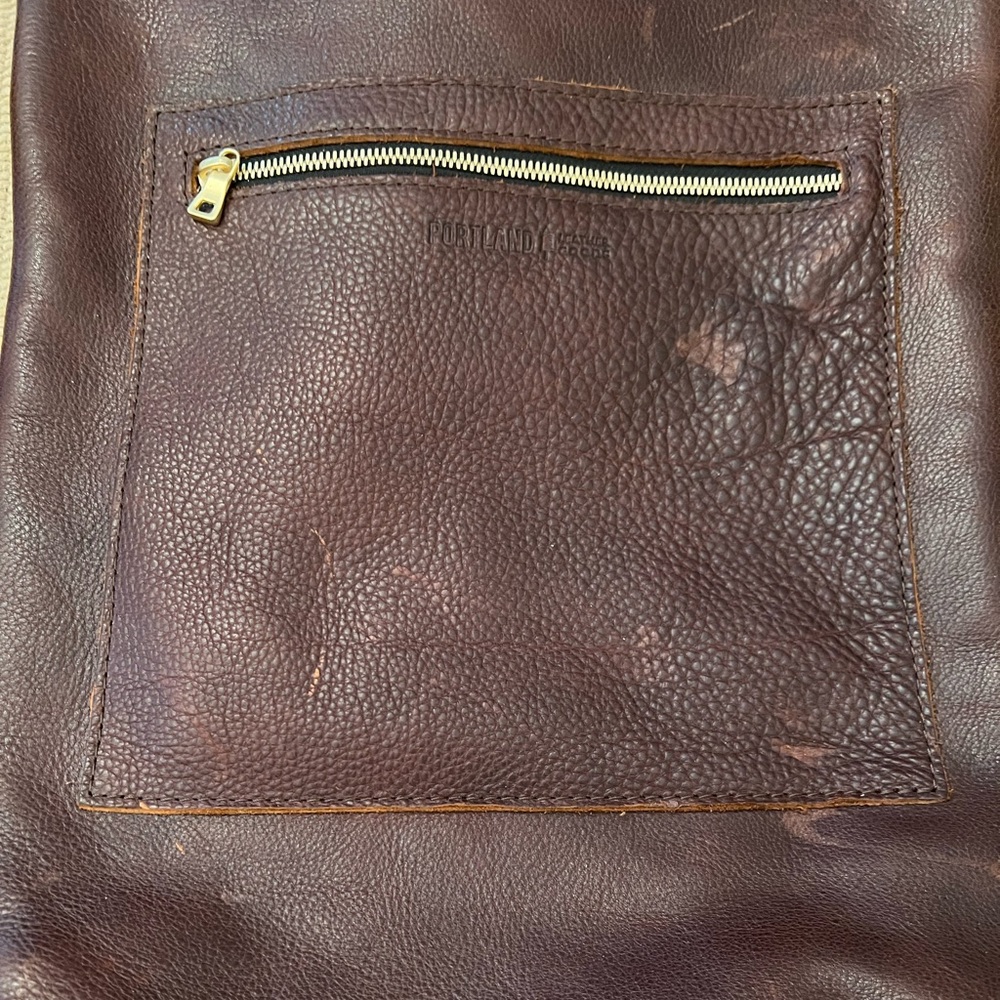 Portland Leather Brown (Cold Brew) XL  Back Pack